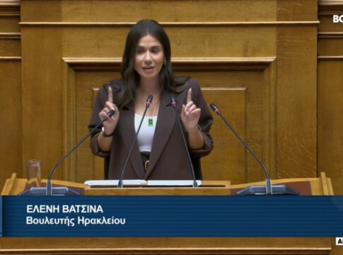 Προϋπολογισμός – Επίθεση Βατσινά: Η Οικονομία ακουμπά αποκλειστικά στις θυσίες του ελληνικού λαού