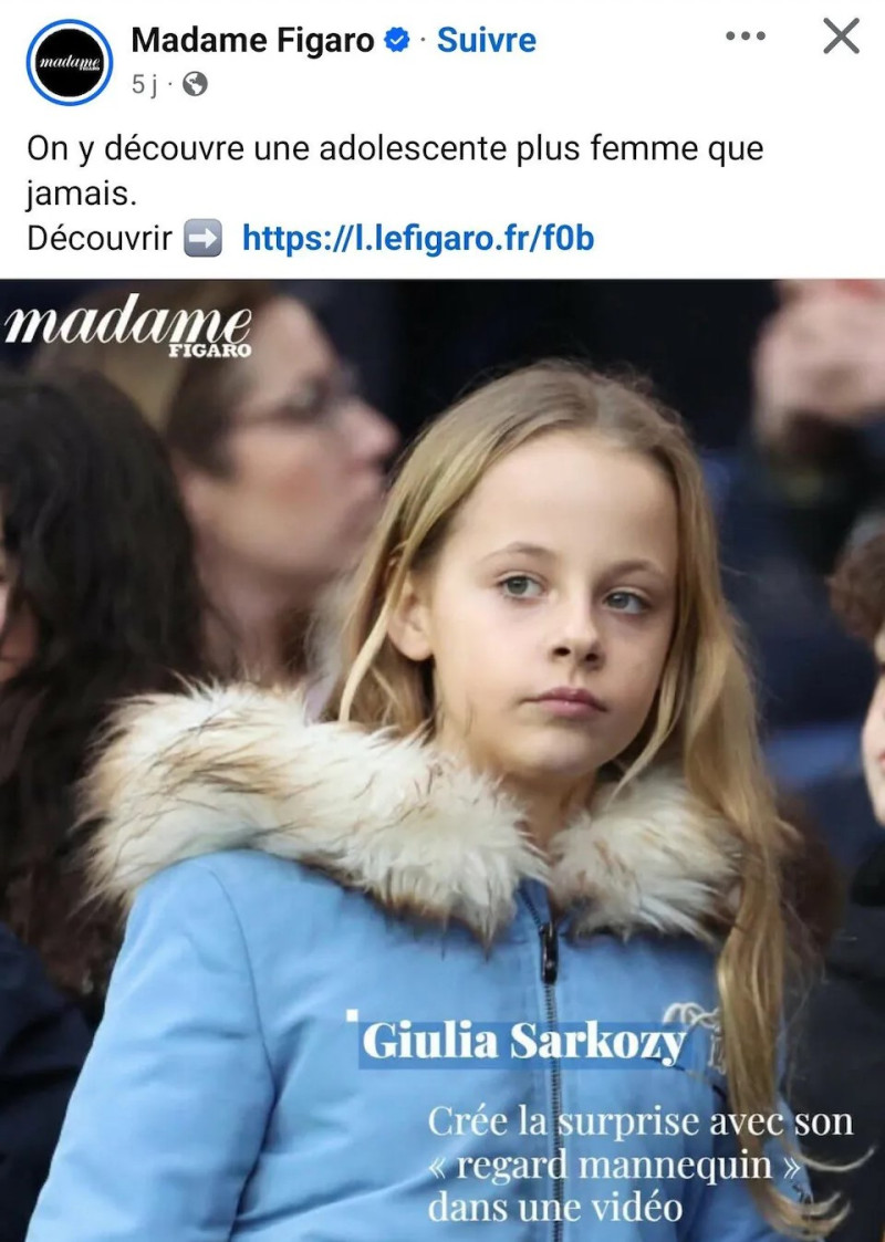 Η κόρη του Σαρκοζί