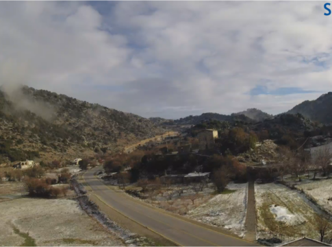 Στα «λευκά» ο Ψηλορείτης και τα Λευκά Όρη – Εντυπωσιακές εικόνες