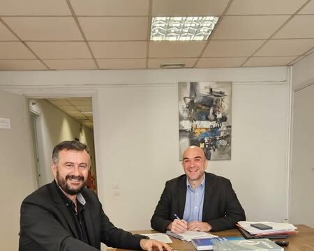 Συνάντηση Δημάρχου, Μιχάλη Κοκολάκη, με τον Γ.Γ. Δημόσιας Διοίκησης του ΥΠΕΣ, Ιωάννη Φουστανάκη