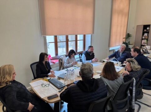 Συνάντηση εργασίας του Δημάρχου Ηρακλείου Αλέξη Καλοκαιρινού με την Ομάδα Έργου για το Πρόγραμμα της Βιώσιμης Αστικής Ανάπτυξης