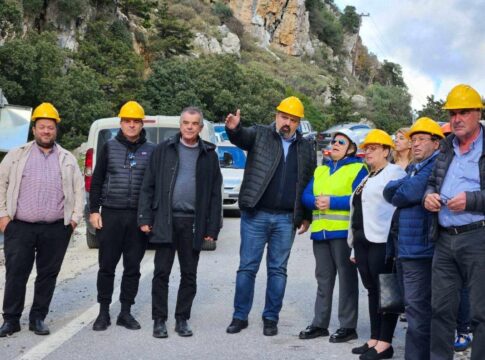 Τα έργα στο Φαράγγι του Κοτσιφού επισκέφτηκε ο Χρήστος Τριαντόπουλος