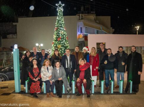 Τα γιορτινά του “φόρεσε” το Καστέλλι- Φωταγώγηση του χριστουγεννιάτικου δέντρου και πλούσιες εκδηλώσεις