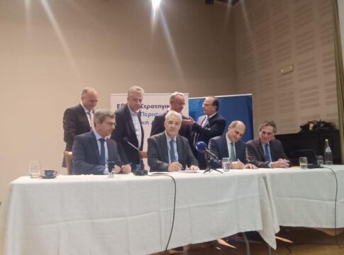 Υπεγράφη η σύμβαση για την Εγκατάσταση Επεξεργασίας Νερού στο φράγμα ποταμών Αμαρίου – Ξεκινά η υλοποίηση του εμβληματικού έργου