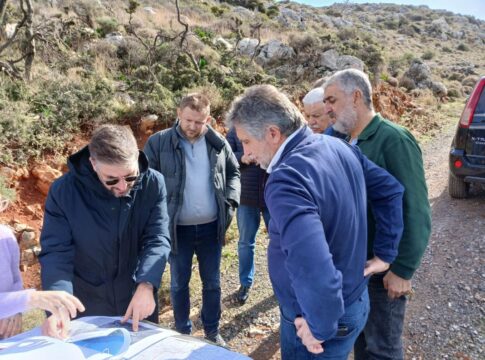 Αυτοψία για την ΜΠΕ του έργου «Φωτοβολταϊκός Σταθμός με διάταξη αποθήκευσης στον Πύργο Μαλεβιζίου 