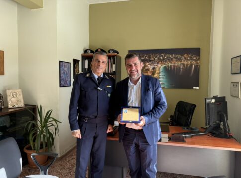 Επίσκεψη του Αντιπεριφερειάρχη Λασιθίου στο Αστυνομικό Τμήμα Σητείας