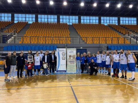 Φιλανθρωπικός αγώνας μπάσκετ από την αθλητική ένωση αστυνομικών Κρήτης