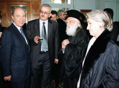 Η επίσκεψη του Κώστα Σημίτη στην Οικία του Ελευθερίου Βενιζέλου στη Χαλέπα Χανίων