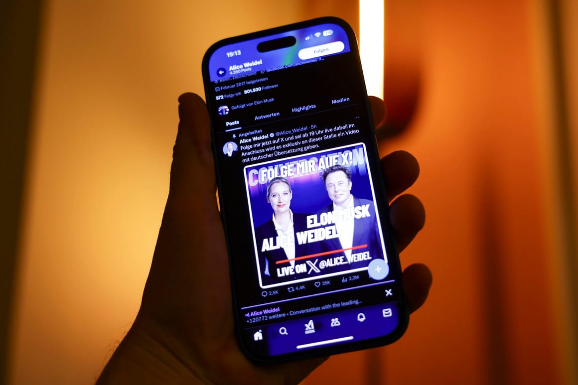 Elon Musk invites Alice Weidel of German AfD party to an interview ahead of elections