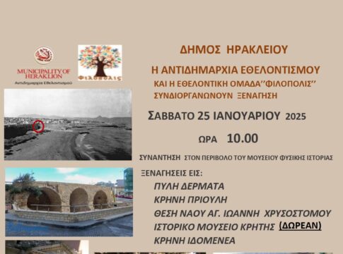 Οι «Χαρτοδιαδρομές… στο Δήμο μας!» στην Πύλη Δερματά, στην κρήνη Πριούλι και στο Ιστορικό Μουσείο Κρήτης