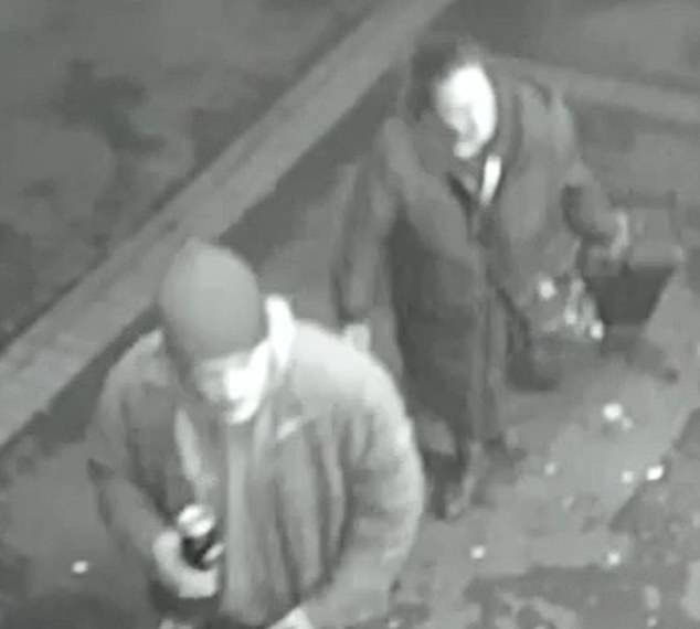 Sado-masochistic couple Gemma Watts and Steven Sansom were seen in eerie CCTV footage dragging the remains of Sarah Mayhew in a suitcase on March 11, 2024