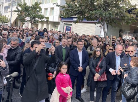 Στην διαμαρτυρία για τα Τέμπη ο Φρ. Παρασύρης