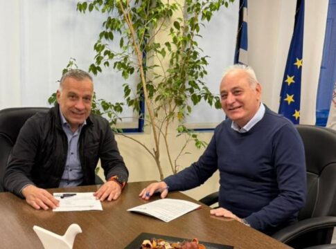 Συνάντηση του Παύλου Μπαριτάκη με στελέχη της ΕΕΤΑΑ για την κάλυψη των αναγκών του Βρεφονηπιακού σταθμού Βιάννου