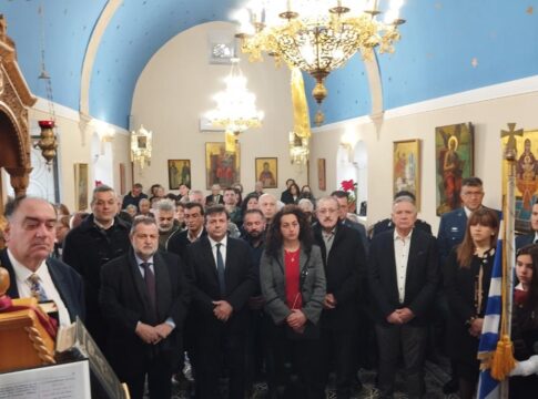 Τιμήθηκε ο Πολιούχος του Καστελλίου Άγιος Αντώνιος-Ξεκίνησε η α΄ Φάση των Εργασιών στον Εορτάζοντα Ναό που είχε υποστεί ζημιές από το σεισμό