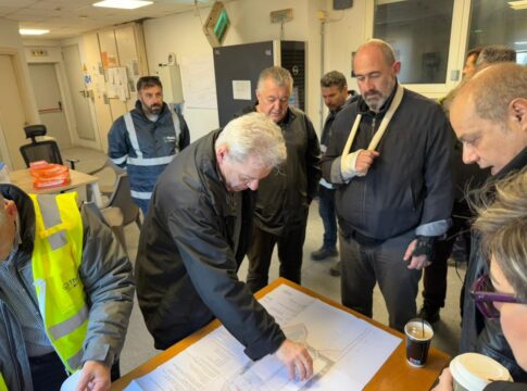 Το Ηράκλειο πιο κοντά στη νέα εποχή διαχείρισης των απορριμμάτων – Αυτοψία Καλοκαιρινού στο έργο κατασκευής της νέας Μονάδας Επεξεργασίας Απορριμμάτων Ηρακλείου από τον ΕΣΔΑΚ