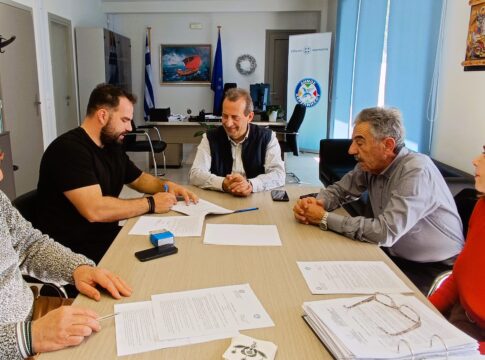 Υπογραφή τσιμεντοστρώσεων ύψους 590.000 ευρώ στον Δήμο Χερσονήσου