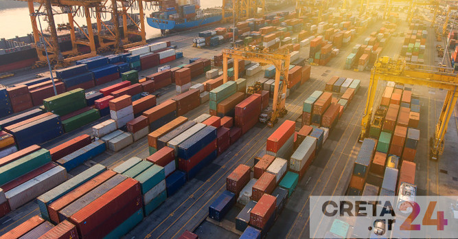 Αρνητικό το πρόσημο για τις Κρητικές εξαγωγές το 2024