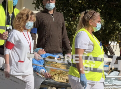 Άσκηση σεισμού στο Βενιζέλειο – Εκκένωση του νοσοκομείου και τραυματίες στο σενάριο