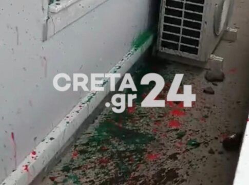 Χ. Μαμουλάκης για τους βανδαλισμούς στο γραφείο του Μ. Σενετάκη: Καταδικάζουμε απερίφραστα την επίθεση