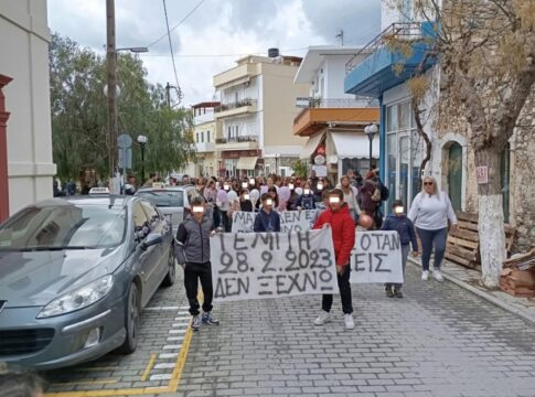 Δήμος Βιάννου: Οι Βιαννίτες έστειλαν το δικό τους μήνυμα για την τραγωδία των Τεμπών