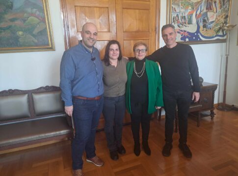 Επίσκεψη του Δ.Σ. της Ακαδημίας Καλαθοσφαίρισης Ρεθύμνου στην Αντιπεριφερειάρχη Ρεθύμνης