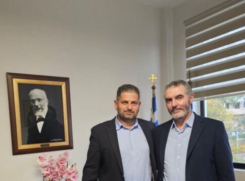 Επίσκεψη του Βουλευτή Ρεθύμνης Μανόλη Χνάρη στον Δήμο Μυλοποτάμου