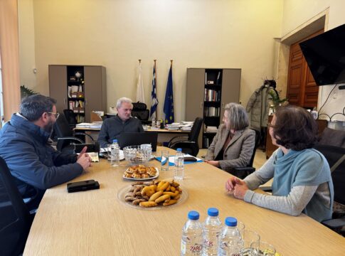 H Προγραμματική Σύμβαση των Ενετικών Τειχών, στο επίκεντρο συνάντησης του Δημάρχου Ηρακλείου με την Πρόεδρο του Οργανισμού Διαχείρισης και Ανάπτυξης Πολιτιστικών Πόρων