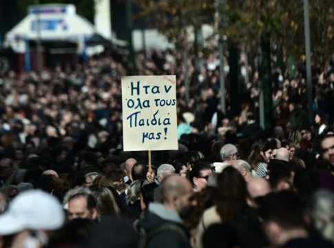 Η ΕΟΑΣΗ στην συγκέντρωση για την τραγωδία των Τεμπών