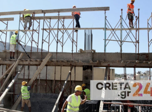 Ηράκλειο: Εργολάβος έχτιζε οικοδομή με κλεμμένα εργαλεία