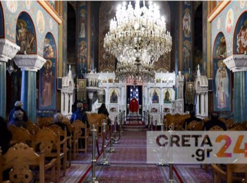 Ηράκλειο: Στα «χέρια» της αστυνομίας ο 47χρονος που απειλούσε με μαχαίρι ιερέα και πιστούς