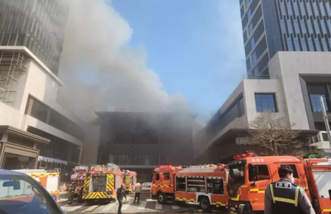 φωτιά σε ξενοδοχείο νότια κορέα