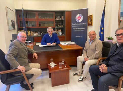 Ο Πρέσβη του Ισραήλ στο Επιμελητήριο Ηρακλείου