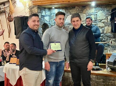 Στην χοροεσπερίδα του Ποδοσφαιρικού Αθλητικού Ομίλου Κρουσώνα ο Λευτέρης Αυγενάκης