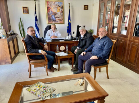 Στο Δήμο Φαιστού ο Φραγκίσκος Παρασύρης – Κοινός βηματισμός για τη σύνδεση της Μεσαράς με το Καστέλλι