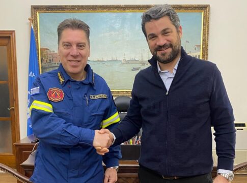 Στον Π. Σημανδηράκη ο νέος Διοικητής Πυροσβεστικών Υπηρεσιών Χανίων