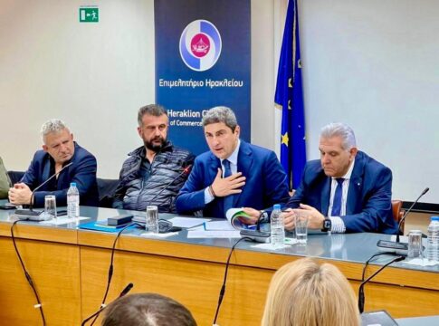 Συνάντηση Λ.Αυγενακη για την πορεία των αθλητικών έργων στο Ν. Ηρακλείου