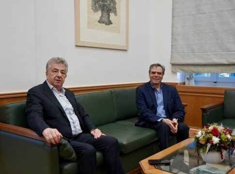 Συνάντηση του Περιφερειάρχη με τον Πρύτανη του Πολυτεχνείου Κρήτης