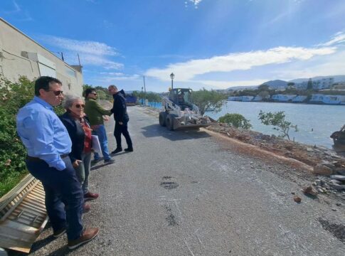 Αλλάζει εικόνα ο Όρμος του Καθολικού, ξεκίνησαν τα έργα από το Δήμο Αγίου Νικολάου για την αισθητική και λειτουργική αναβάθμιση της περιοχής