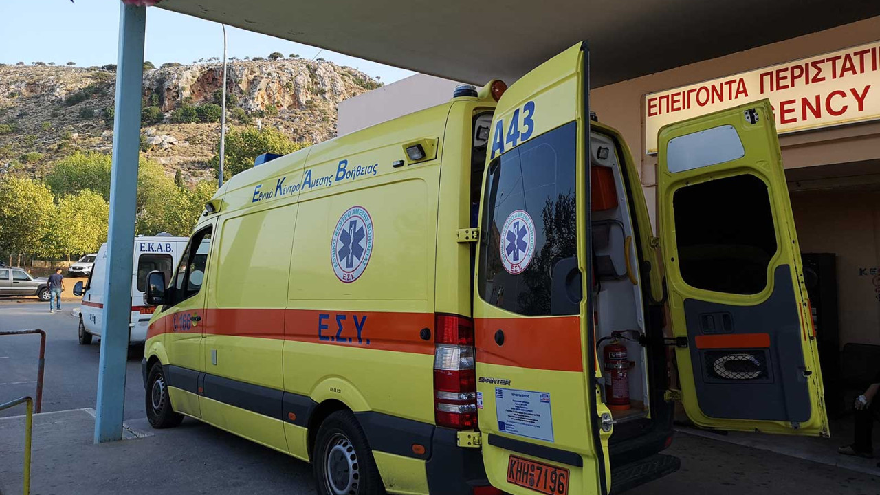 Χανιά: Έκλεψαν τηλεόραση από το ΕΚΑΒ την ώρα που έλειπαν οι διασώστες