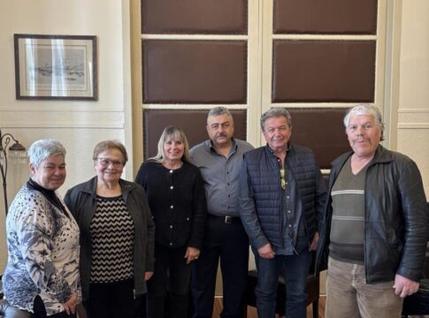 Επίσκεψη Αδελφότητας Μικρασιατών στο Νίκο Καλογερή