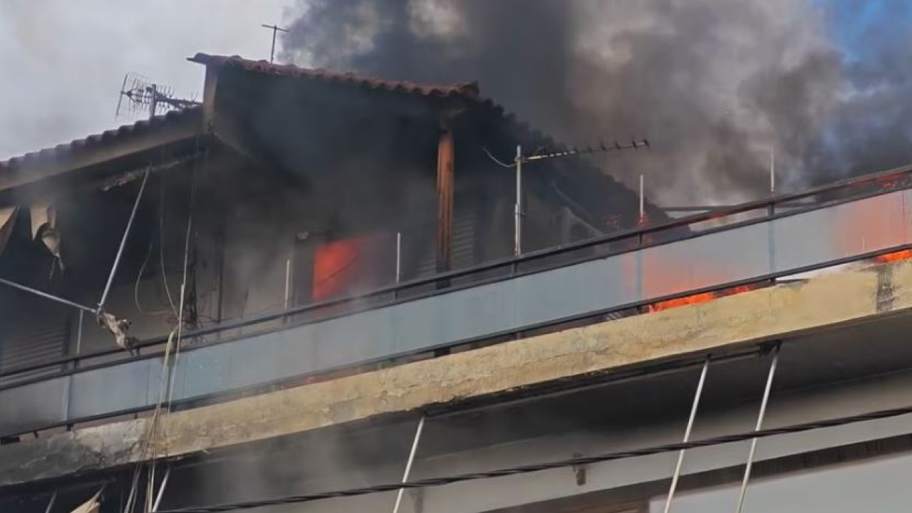 Φωτιά σε σπίτι στο Χαϊδάρι