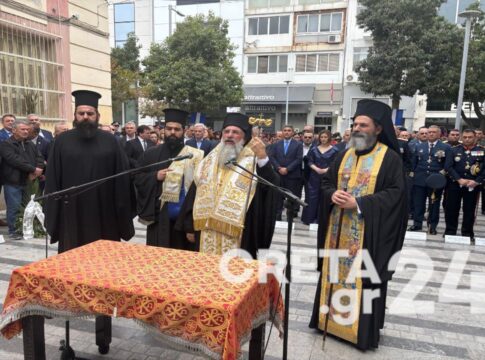 Ηράκλειο: Συγκίνηση και λαμπρότητα στις εκδηλώσεις για την εθνική επέτειο της 25ης Μαρτίου (εικόνες)