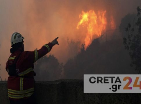 Και δεύτερο πύρινο μέτωπο στα Χανιά – Νέα φωτιά κοντά σε σπίτια και ξενοδοχεία