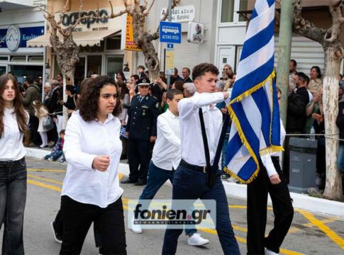 Με λαμπρότητα τιμήθηκε η επέτειος της 25ης Μαρτίου στον Άγιο Νικόλαο