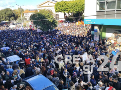 Νέα συγκέντρωση διαμαρτυρίας για τα Τέμπη την Παρασκευή στα Χανιά