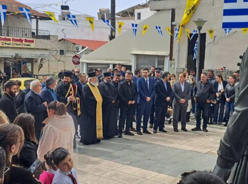 Ο εορτασμός της Εθνικής Επετείου της 25ης Μαρτίου 1821 στον Δήμο Γόρτυνας