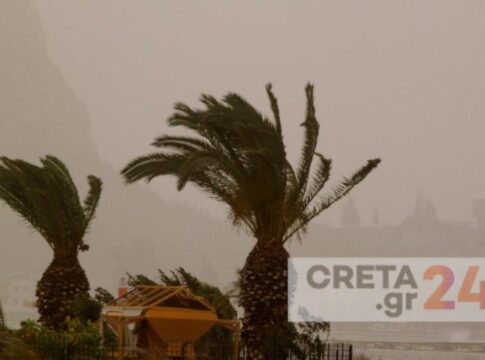 Οι ισχυροί νοτιάδες έφεραν προβλήματα στην Κρήτη