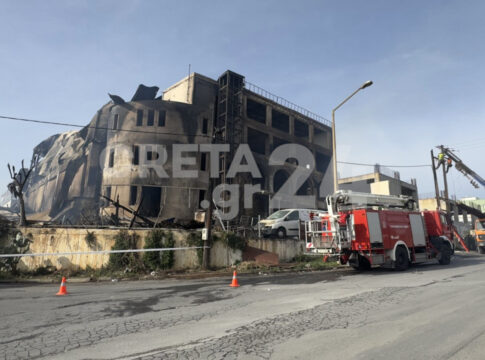 Οι μαρτυρίες της επόμενης μέρας για την πύρινη «κόλαση» στο εργοστάσιο στη ΒΙΠΕ Ηρακλείου