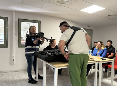 Οι σπουδαστές του 1ου ΔΙΕΚ Ηρακλείου στο Επιχειρησιακό Κέντρο Πολιτικής Προστασίας του Δήμου Ηρακλείου