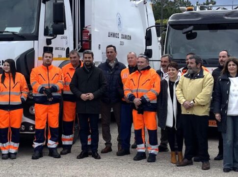 Πιο δυνατός και σύγχρονος από ποτέ ο στόλος καθαριότητας του Δήμου Χανίων – Εννιά ακόμα σύγχρονα οχήματα καθαριότητας και περισσότεροι από 6.000 νέοι κάδοι